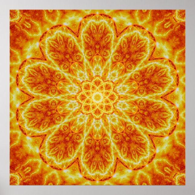 Póster Nascimento de um Sun Mandala (Frente)