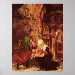 Poster Nascimento do cristo, c.1520-25,