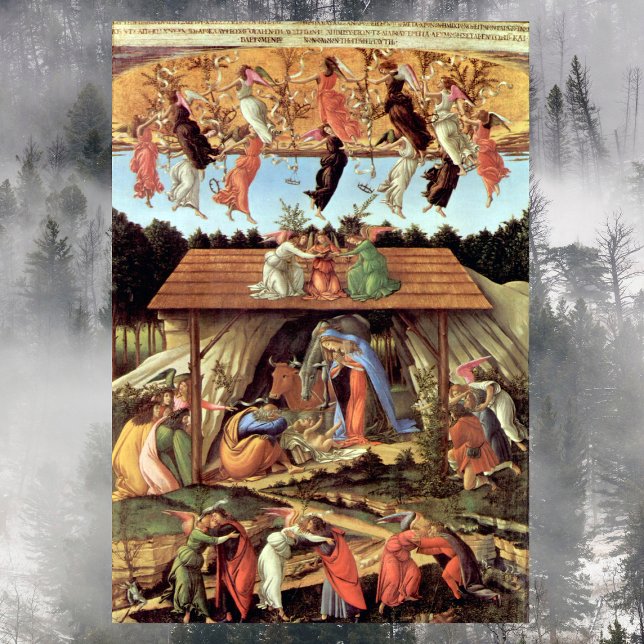 Póster Nascimento do Cristo por Botticelli, Natal Nativid (Criador carregado)