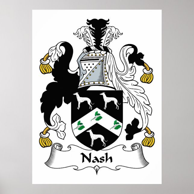 Póster Nash Family Crest (Frente)