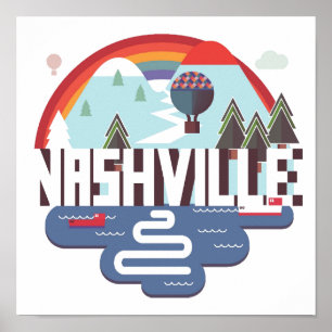 Póster Nashville no design