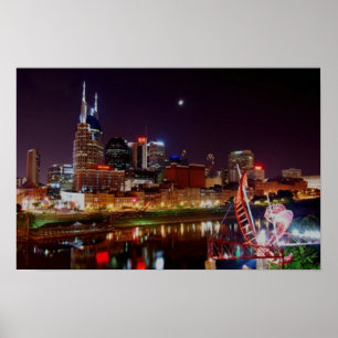 Póster Nashville Skyline