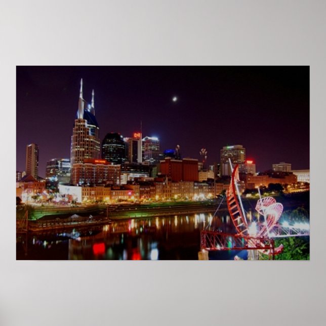 Póster Nashville Skyline (Frente)