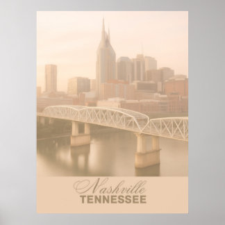 Poster Nashville, Tennessee