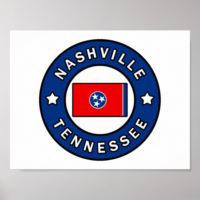 Poster Nashville Tennessee (Frente)