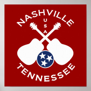Poster Nashville, Tennessee EUA