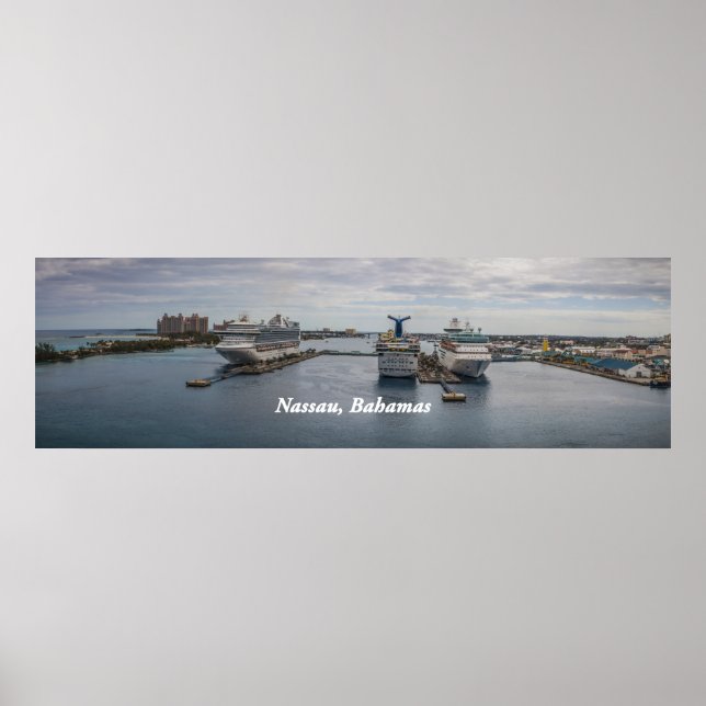 Póster Nassau, Bahamas (Frente)