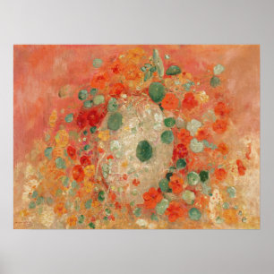 Poster Nastúrbios por Odilon Redon Vintage Floral