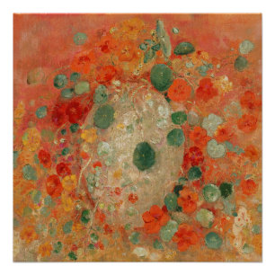 Póster Nasturtiums por Odilon Redon