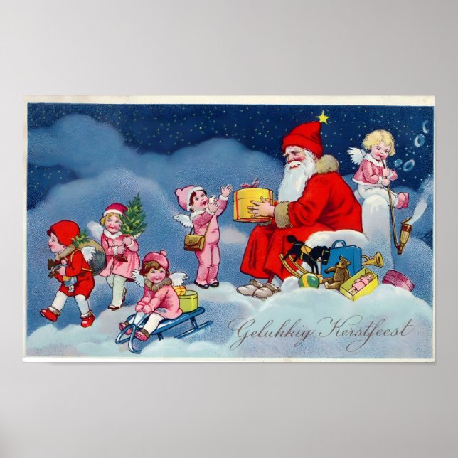 Poster natais vintages (Frente)