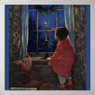 Poster Natais vintages Eve - Jessie Willcox Smith
