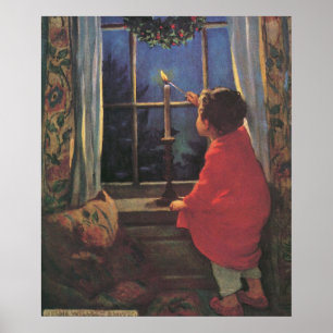 Póster Natais vintages Eve por Jessie Willcox Smith