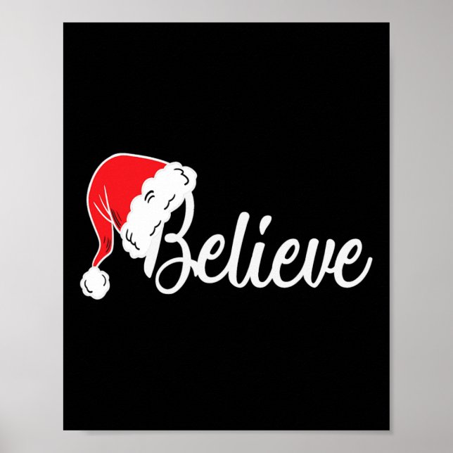 Poster Natal - Acreditem em Papai Noel (Frente)