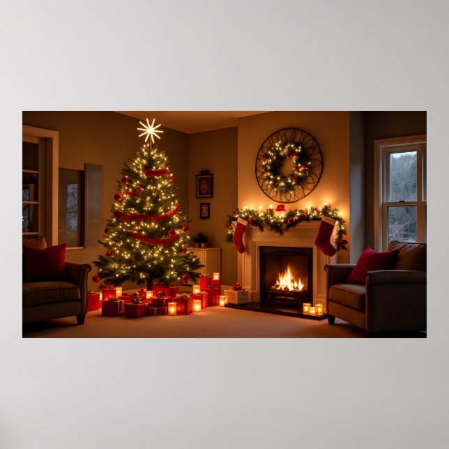 Poster Natal Ano Novo (Frente)