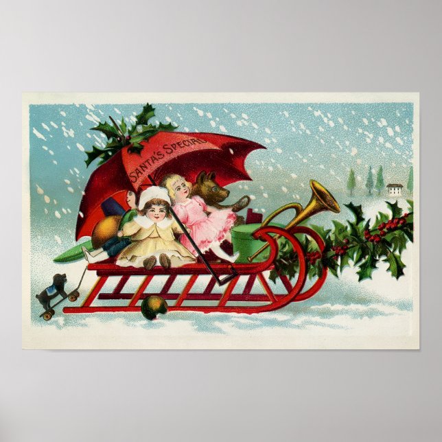 Poster Natal Antigo (Frente)