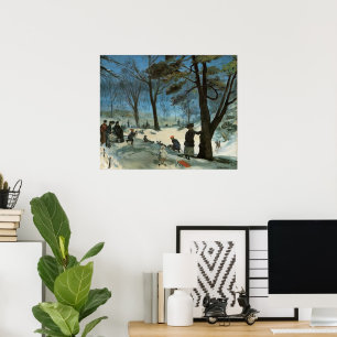 Poster Natal Antigo, Parque Central no Inverno Glackens