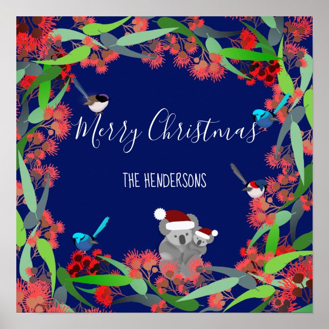 Poster Natal australiano (Frente)