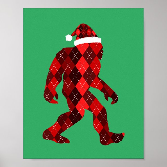 Poster Natal Bigfoot - Natal Engraçado (Frente)