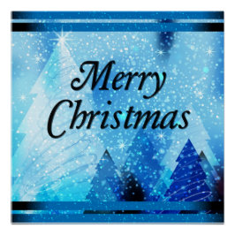 Póster Natal Branco Lindo