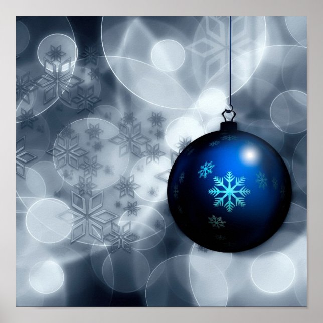 Poster Natal brilhante (Frente)