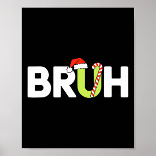 Poster Natal Bruh Crianças Adolescentes Meninos Natal