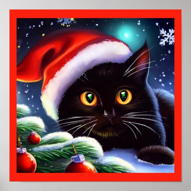 Poster Natal Cat 1 (Frente)