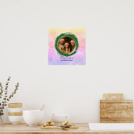 Poster Natal Colorido Personalizado