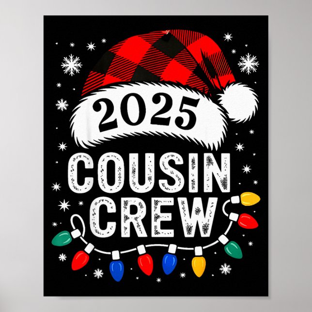 Poster Natal da Turma dos Primos 2025 Papai Noel Crianças (Frente)