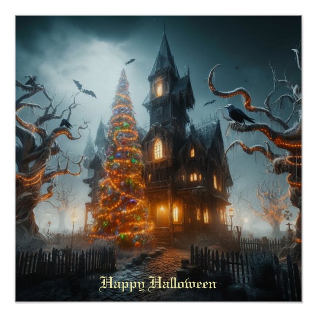 Póster Natal de Halloween (Frente)