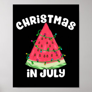 Poster Natal de Verão em Julho Natal Em Julho Christm