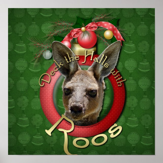 Póster Natal - Deck the Halls - Roos (Frente)