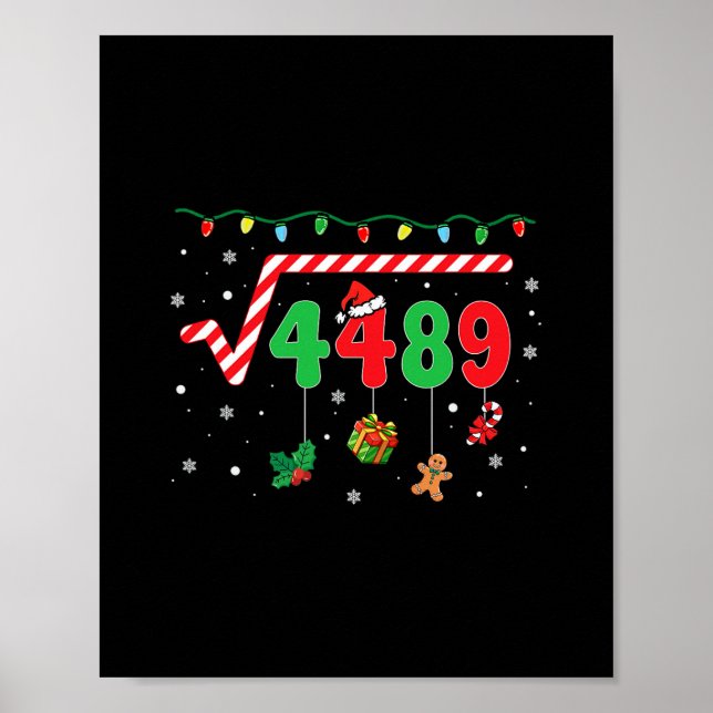 Poster Natal Divertido 6 7 Professor de Matemática 67 Mem (Frente)