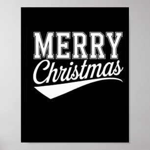 Poster Natal Divertido Feliz Família Homens Mulheres Cria