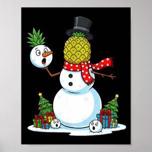 Poster Natal Divertido Ne Boneco de Neve Xmas Homens Mulh