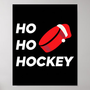 Poster Natal do Ho Hockey - Hóquei no Gelo