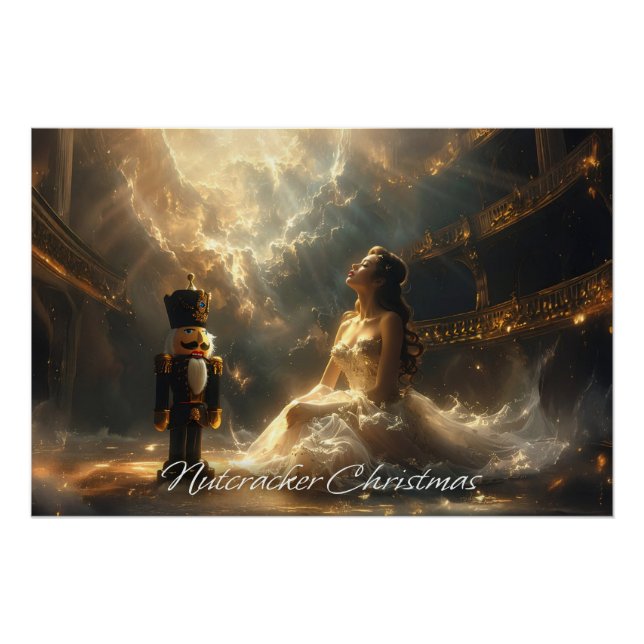 PÓSTER NATAL DO QUEBRA-NOZES - BALÉ & DANÇA (Frente)