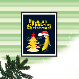 Poster Natal e banana