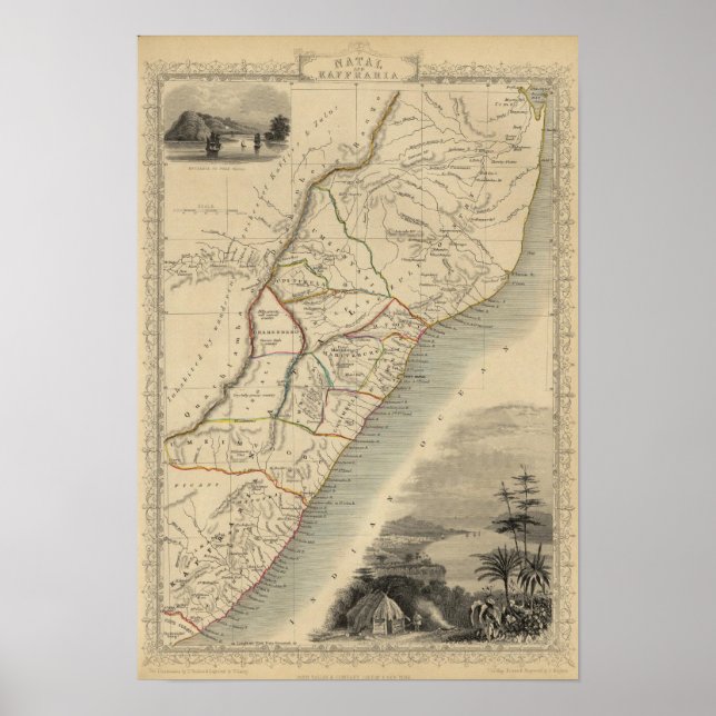 Póster Natal E Kaffraria (Frente)