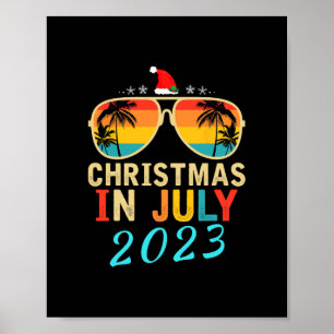 Poster natal em julho de 2023 papais noeis de feliz de re