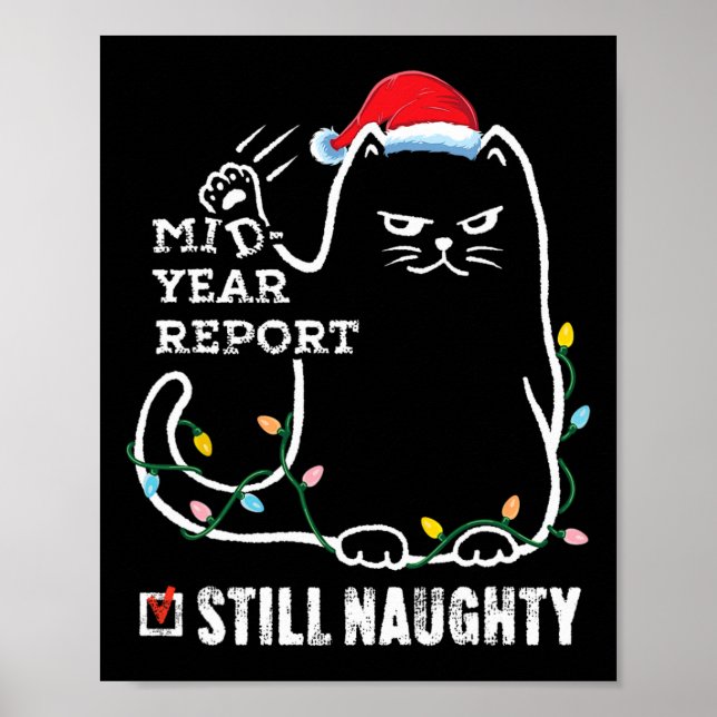 Poster Natal Em Julho Relatório Semestral Ainda Travesso  (Frente)