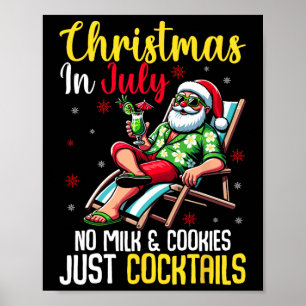 Poster Natal Em Julho Sem Bolachas De Leite Apenas Pedras