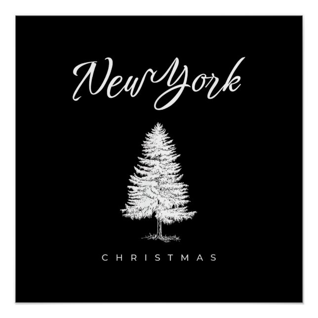Póster Natal em Nova York (Frente)