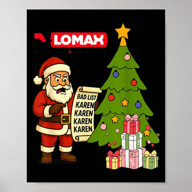 Poster Natal engraçado  (Frente)