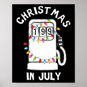 Poster Natal Engraçado e Sarcástico em Julho Bomba de Com