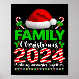 Poster Natal Familiar 2024 Homens Engraçados Xmas Homens