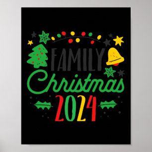 Poster Natal Familiar 2024 Papais noeis de presentes coin