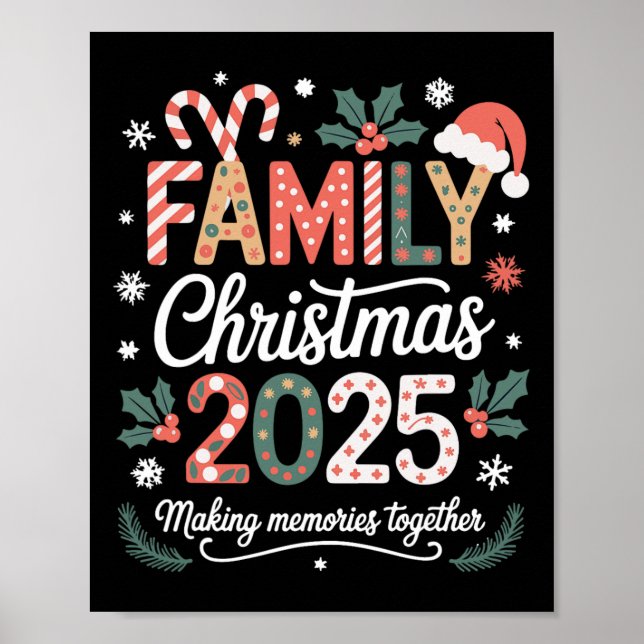 Poster Natal Familiar 2025 Confrontando Xmas (Frente)