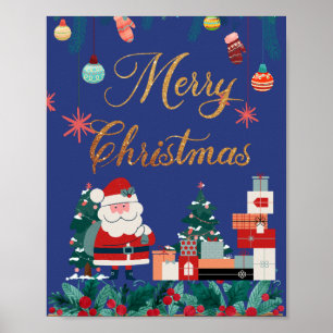 Poster Natal feliz moderno - Natal e Natal