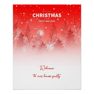 Póster Natal Festivo