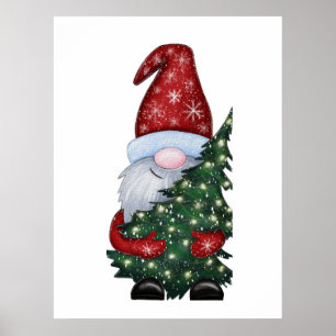 Poster Natal Gnomo